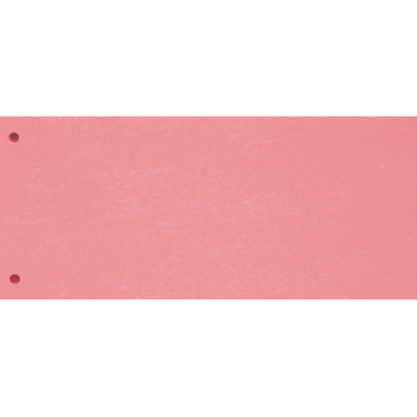 BIELLA Trennstreifen Karton 2 Loch 19919045U rot, 24x10.5cm 100 Stk.