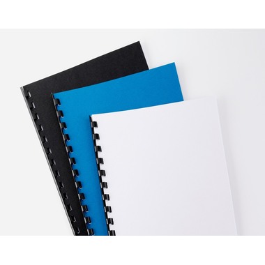 GBC LeatherGrain Cover A4 CN040010 noir 25 pcs.