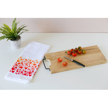 I AM CREATIVE Asciugamano da cucina 1212.67 bianco 50x85cm