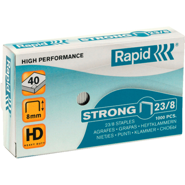 RAPID Agrafes Strong 23/8 mm 24869800 galvanisé 1000 pcs