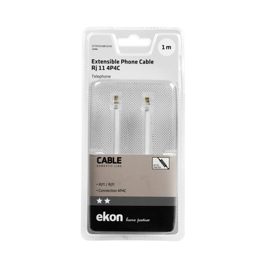 Câble de rallonge pour téléphones fixes | Ekon