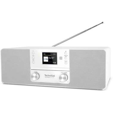 Technisat DAB+ Radio DigitRadio 370 CD IR Weiss