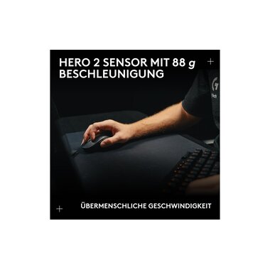 Logitech Souris de gaming Pro X Superlight Dex Noir