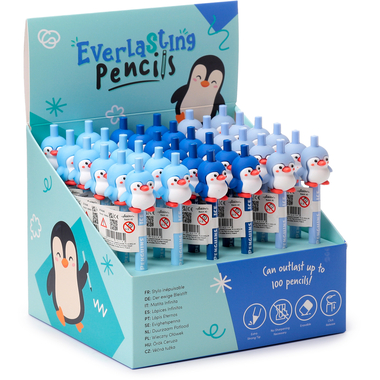 ROOST Bleistift Pinguin STA348 3 assortiert