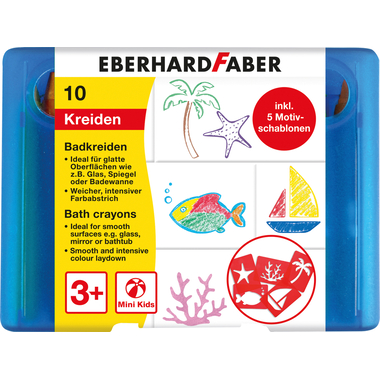EBERHARD FABER Craies de bain 524110 10 couleurs