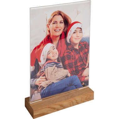 EXACOMPTA Supporto da tavolo A6 86258D trasparente, legno alto