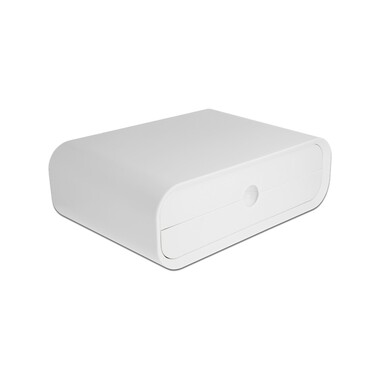 Delock Réhausseurs pour moniteur avec deux tiroirs Blanc