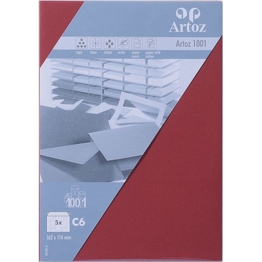 ARTOZ Couverts 1001 C6 107324185 100g, weinrot 5 Stück