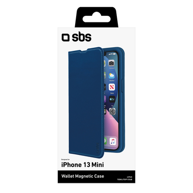 Etui avec poches de rangement pour iPhone 13 Mini