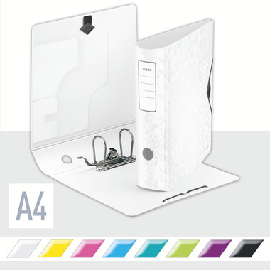 LEITZ Raccoglit. WOW Act. 180° 8.2cm 1106-00-01 bianco A4