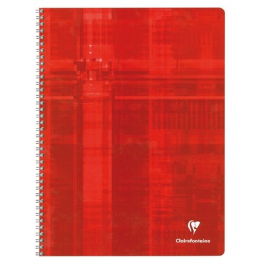 CLAIREFONTAINE Spiralheft A4 8352C ass., kariert, 5mm 90 Blatt