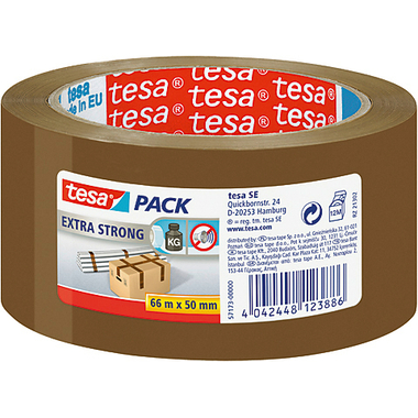 TESA Ruban d'emballage 50mmx66m 571730000 brun