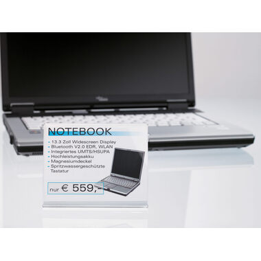 SIGEL Display informazioni/prezzi A9 PA105 52x44x20mm 10 pz.