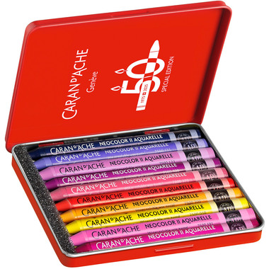 CARAN D'ACHE Wachsmalkreide Neocolor II 7500.917 50 Jahre Pop 10 Stück