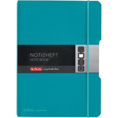 HERLITZ my.book flex A5 50015993 turquoise 40 feuilles, quadr.