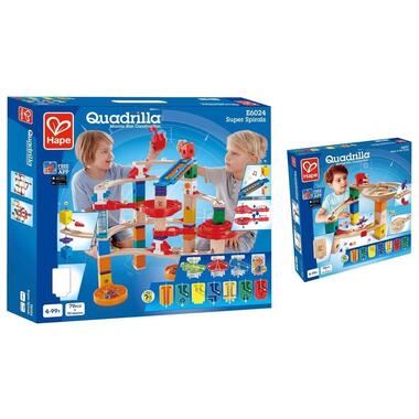 Hape Marble Run Quadrilla Super Spiral Castle & Final Sprint