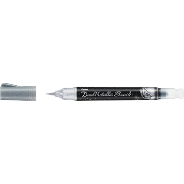 PENTEL Brushpen Dual Metallic XGFH-DZ argento