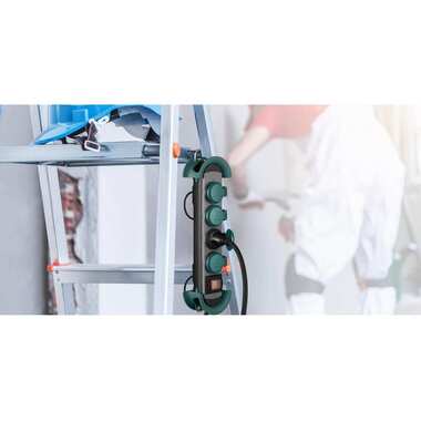 Bachmann multipresa HOOK Outdoor 4xCEE7/3 4.0m CEE7/7 IP44