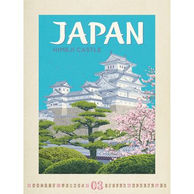 ACKERMANN Calendrier 2026 2615 Travel Time ML 66x50cm