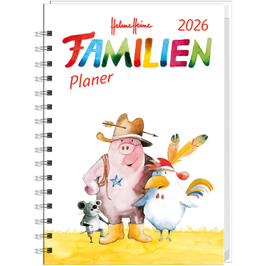 HEYE Familienagenda H. Heine 2026 21512+26 1W/2S DE 15.2x23.2cm