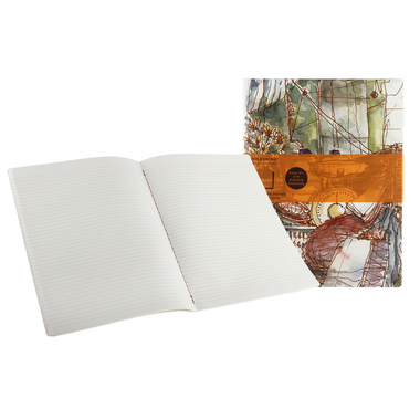 MOLESKINE Notizheft Cover Art A4 898-3 liniert 2 Stück