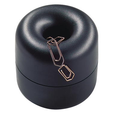 HELIT Klammernspender H6257995 7x7cm, 20 Klammern schwarz