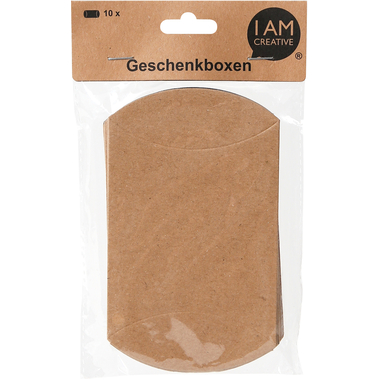 I AM CREATIVE Geschenkboxen 8.5x14cm 4088.075 braun 10 Stück
