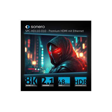 sonero Câble 8K HDMI - HDMI, 1 m