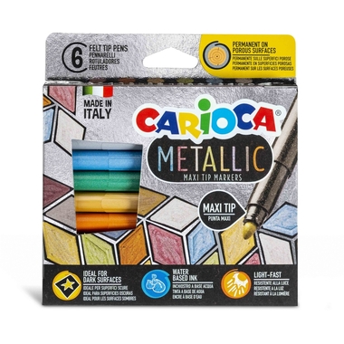 CARIOCA Fasermaler Maxi 43161 Metallic E-6