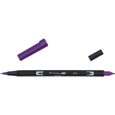 TOMBOW Dual Brush Pen ABT 676 royal purple
