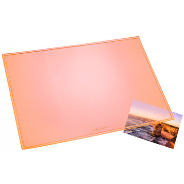LÄUFER Schreibunterlage Durella 32626 orange-transp. 53x40cm