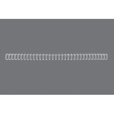 GBC Drahtbinderücken 14mm A4 RG810970 weiss, 34 Ringe 100 Stück