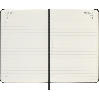 MOLESKINE Agenda Classic Pocket 2027 DHB12DC2Y27 1T/1S schwarz HC 9x14cm
