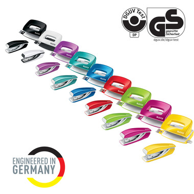 LEITZ Perforateur/Agrafeuse WOW 5561-20-26 rouge 10 feuilles