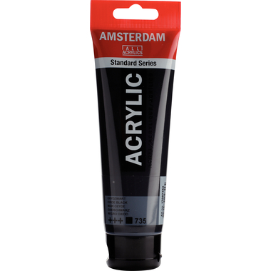 AMSTERDAM Acrylfarbe 120ml 17097352 ox.schwarz 735
