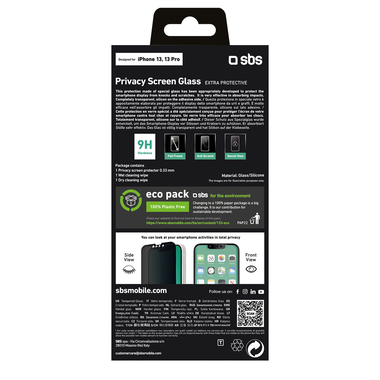 Bildschirmschutzfolie mit Sichtschutzfunktion