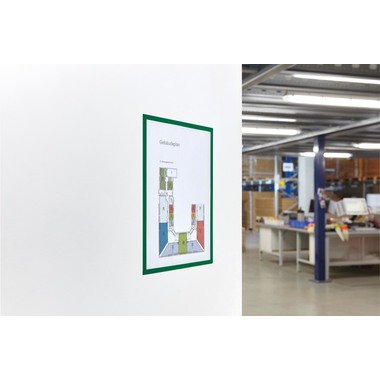 MAGNETOPLAN Cadre aimant magnetofix A4 1130305 vert 5 pcs.