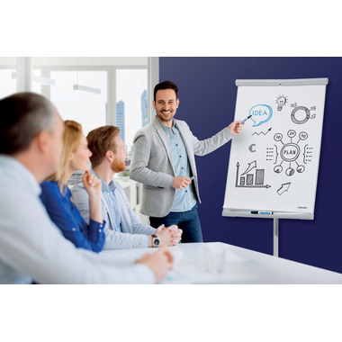 FRANKEN Flipchart X-tra!Line 68x105cm EL-FC31 grigio chiaro mobile