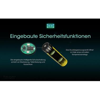 Nitecore Batterie NL1836HP Li-Ion Typ 18650 3600 mAh, 1 Pièce/s