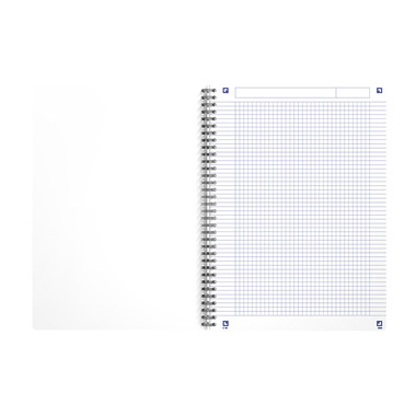 OXFORD My Rec'Up Carnet spirale 400166096 A4, quadrillé 90 flls, rose