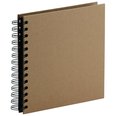 RÖSSLER album photo 1329452625 18x18cm, kraft/noir