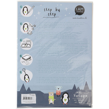 I AM CREATIVE Shrinkfolie A4 4010.47 gefrostet, 5 Blatt