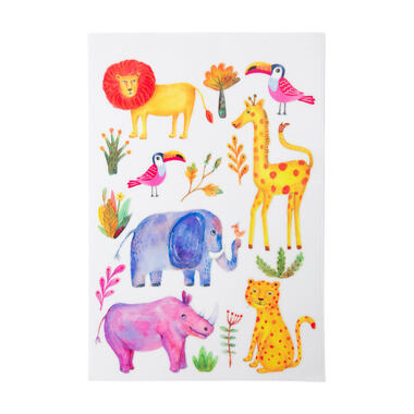 I AM CREATIVE Rub on Sticker 12x17.7cm 4010.63 Jungle