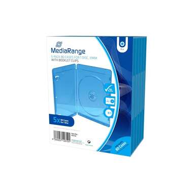 Custodia MediaRange Blu-Ray 1 Disco