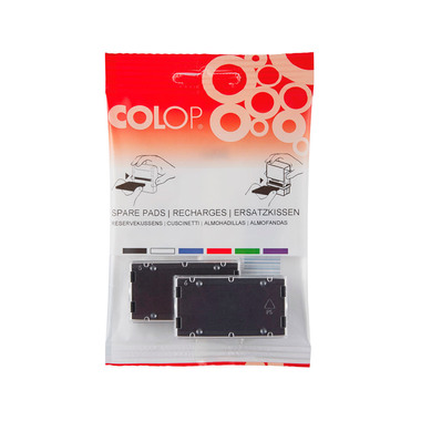 COLOP Cuscinetto per timbri E/10 rosso 2 pezzi