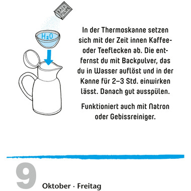 HARENBERG Abreisskalender 2026 3309949+26 Lifehacks DE 11x14cm