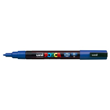 UNI-BALL Posca Marker 0,9-1,3mm PC-3M BLUE bleu
