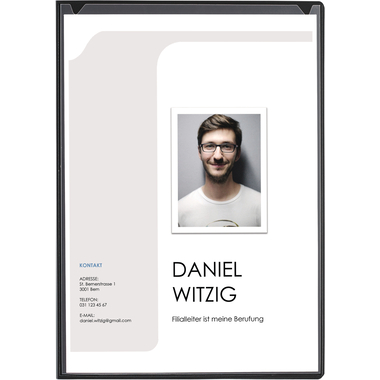 KOLMA Dossier à pince Tender A4 10.019.48 anthracite,2pcs.,dos à pince