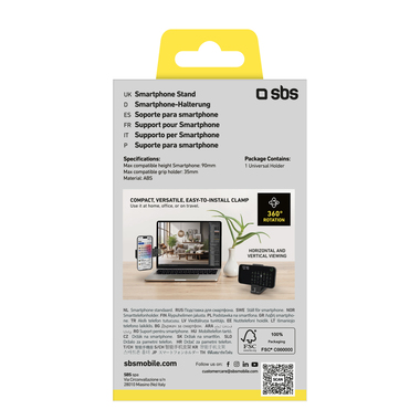 Support smartphone multifonction pour bureau | SBS