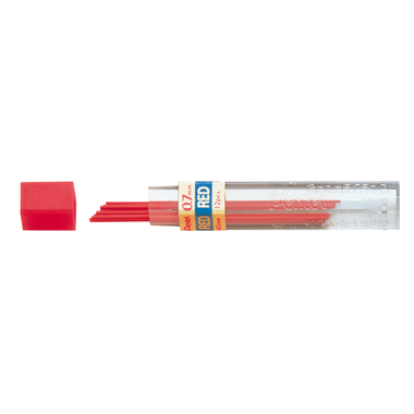 PENTEL Mine 0,7mm PPR-7 rosso 12 pezzi